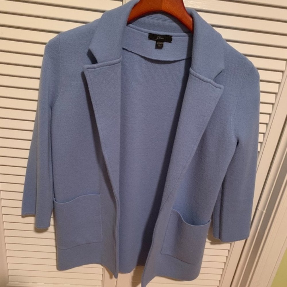 J Crew Sophie sweater blazer XXXS